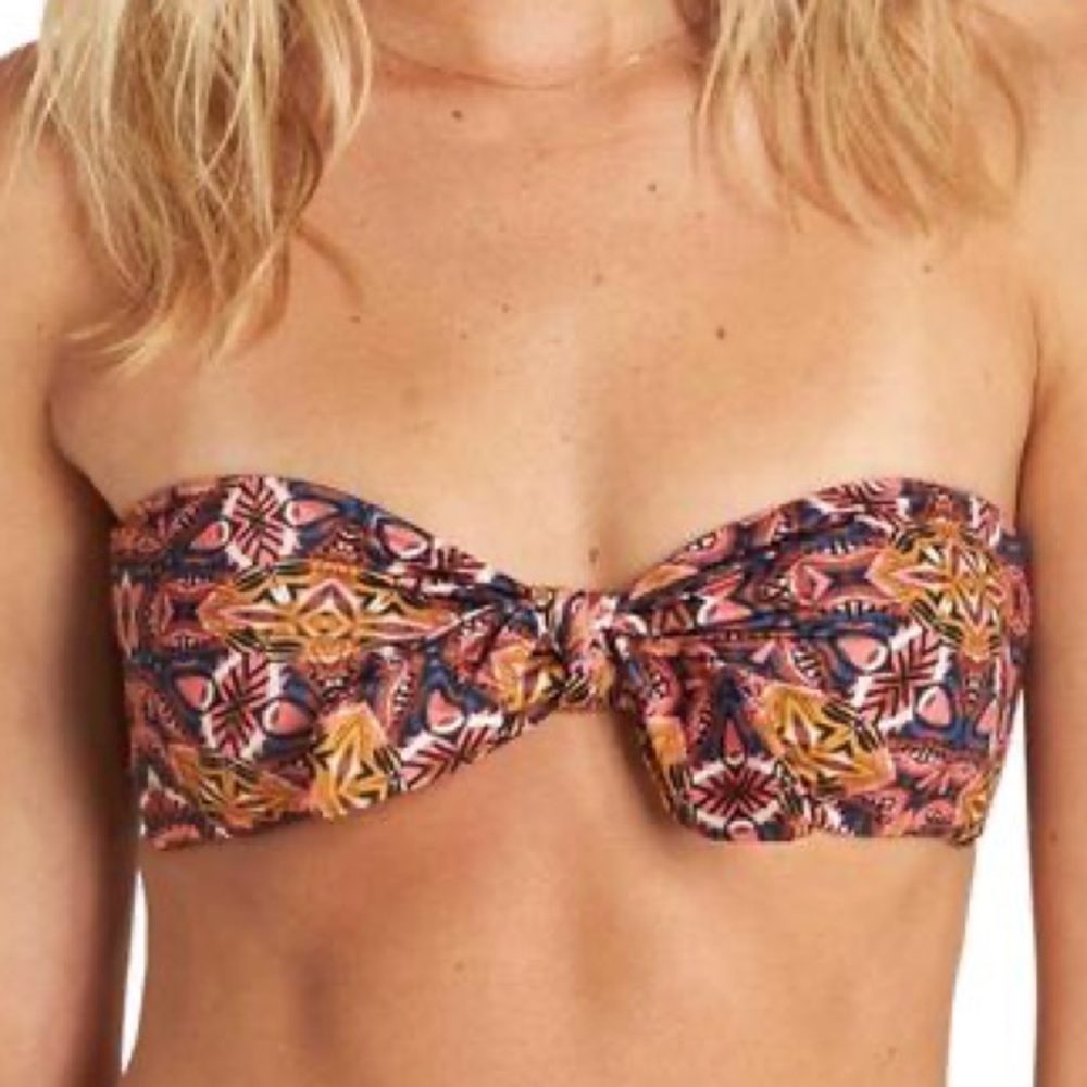 🌊Billabong Multi Print Bandeau 👙Top & Hawaii Lo - Picture 5 of 9